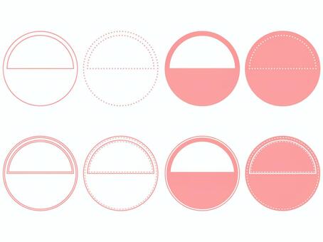 Illustration, pill, frame, a semicircle, 