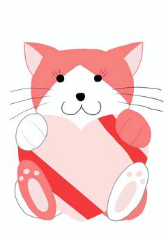 Message card ⑩, JPG Message card ⑩, 고양이, 하트, 캐릭터, JPG