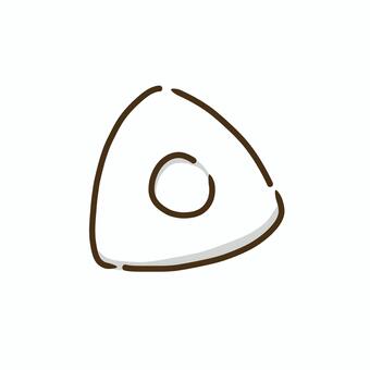 白色の三角のチョークタイプのチャコペン チャコペン,手芸,三角のイラスト素材