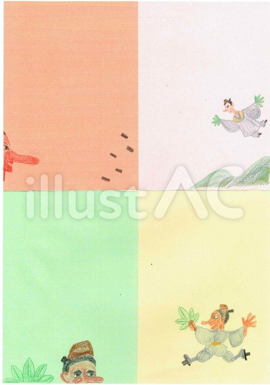 天狗のメモ てんぐ,メモ,天狗のイラスト素材