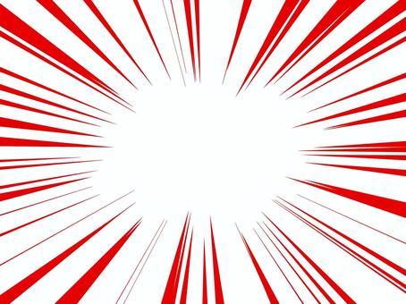 集中線 赤 集中線,エフェクト,赤,シンプル,フレーム,放射,背景のイラスト素材