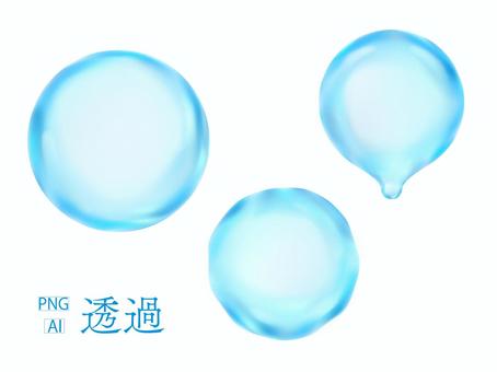リアルで綺麗な雫ベクターイラストセット２ 雫,水滴,水,潤い,艶,しずる,水玉,セット,雨,フレームのイラスト素材