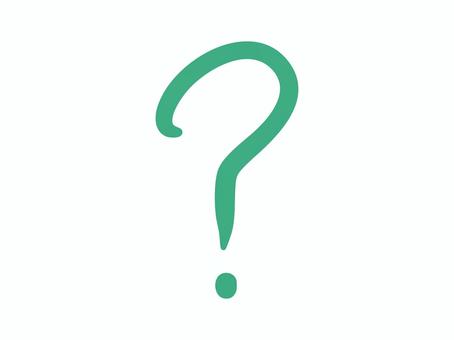 シンプルな緑の疑問符 疑問符,クエスチョンマーク,シンボル,アイコン,緑,グリーン,単色,フラット,シンプル,ミニマルのイラスト素材