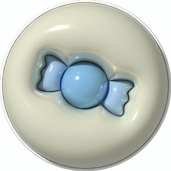 ぷっくりキャンディー③ ぷっくり,ぷくぷく,アイコン,トプ画,飴,キャンディー,お菓子,おやつのイラスト素材