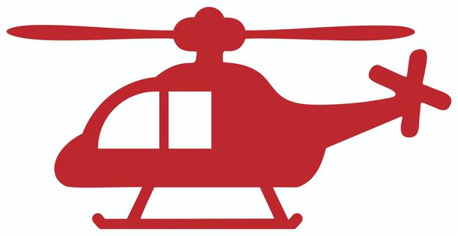 ヘリコプターのアイコン 赤 ヘリコプター,アイコン,シルエット,乗り物,空,飛ぶ,移動,遊覧,輸送,搬送のイラスト素材
