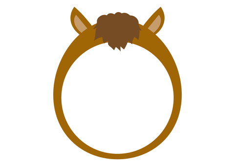 馬の顔はめイラスト 馬,顔はめ,年賀状,被り物,コスプレ,顔ハメ,干支,着ぐるみ,挿絵,2026年のイラスト素材