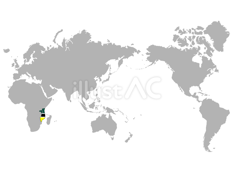 Free vectors mozambique map
