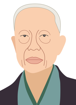 西園寺公望（カラー） 西園寺公望,歴史,日本史,総理大臣,首相,内閣,政治,政府,元老,明治のイラスト素材