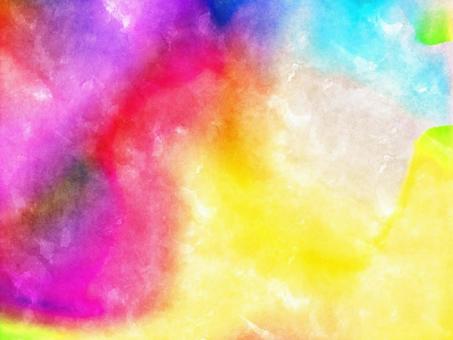 抽象的でカラフルな水彩画背景4000px カラー,カラフル,水彩画,筆,絵の具,絵具,塗り,描き,描く,フリーのイラスト素材