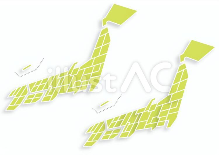 日本地図のイメージ_0003 日本,地図,日本地図のイラスト素材