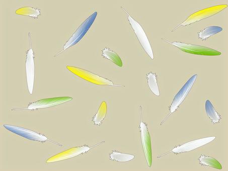 セキセイインコの羽根の背景