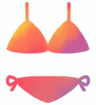 Illustration, bathing suits, bikini, sea, 