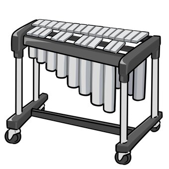 鉄琴イラスト 鉄琴,打楽器,楽器,パーカッション,音楽,アイテム,イラストのイラスト素材