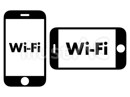 Wi-Fi:スマートフォンアイコン