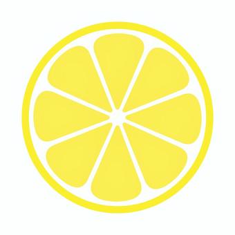 グレープフルーツ・レモン_断面 グレープフルーツ,レモン,断面,果物,酸っぱい,アイコン,シンプル,かわいい,背景透過,透過のイラスト素材