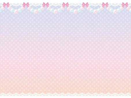 ゆめかわ背景枠6 背景,壁紙,フレーム,かわいい,シンプル,おしゃれ,ゆめかわ,パステルカラー,リボン,レースのイラスト素材