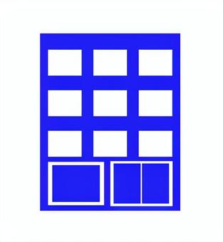 建物(ビル)アイコン 建物(ビル)アイコン ビル,オフィス,アパート,社屋,建築,会社,事務所,住宅,マンション,不動産のイラスト素材