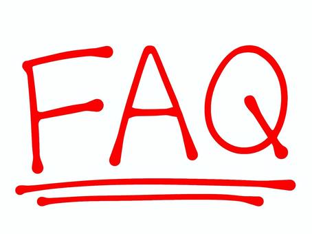 FAQの文字（赤色） faq,質問,ヘルプ,疑問,解決,サポート,web,ホームページ,サイト,アプリのイラスト素材
