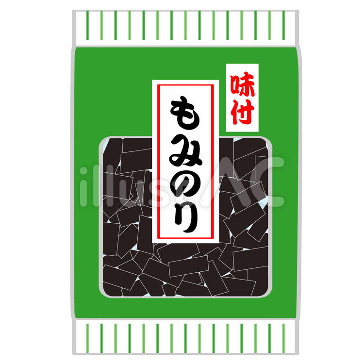 もみのり もみのり,海苔,味付けのイラスト素材