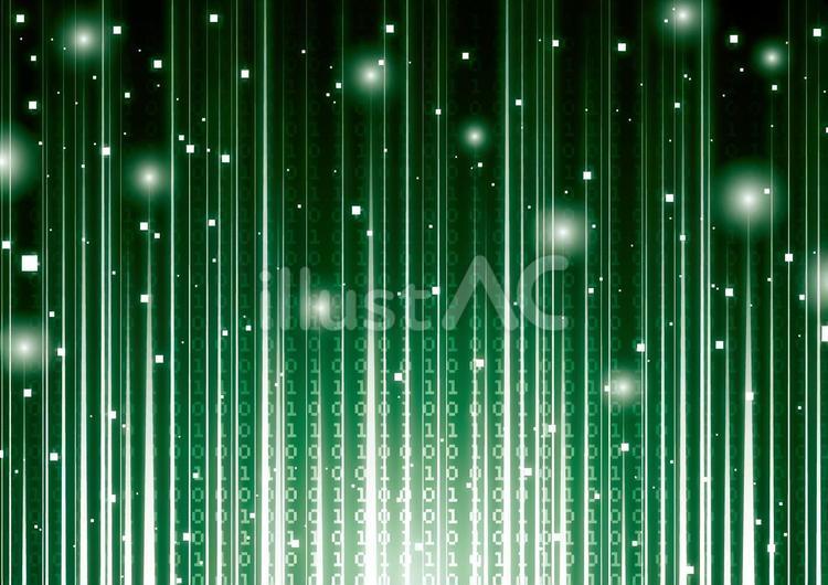 かっこいいデジタルな数字の配列 デジタル,コンピューター,数字のイラスト素材