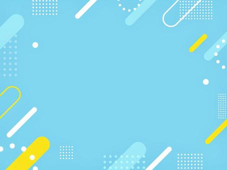 夏の水色 ポップなバナー背景 夏の水色 ポップなバナー背景 ポップ,背景,夏のイラスト素材