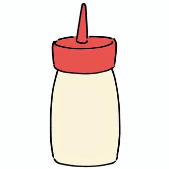 マヨネーズ マヨネーズ,調味料,調理,料理,味付け,美味しい,白,マヨラー,屋台のイラスト素材