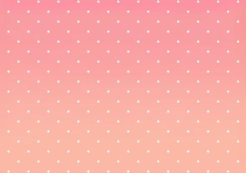 ピンクとオレンジの水玉背景