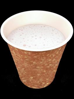 ストロベリードリンク紙コップテイクアウト ドリンク,ホット,紙コップ,8オンス,カフェ,メニュー,テイクアウト,飲み物,いちごラテ,いちごのイラスト素材