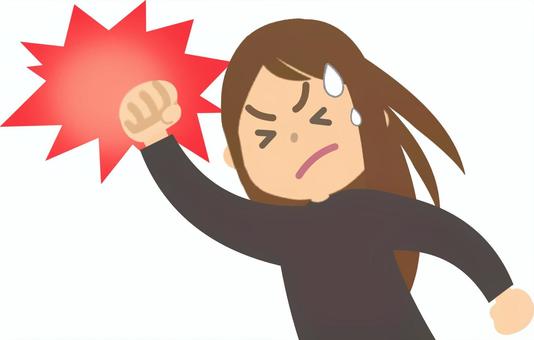 思い切って自分の悩みと決別した女性