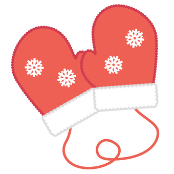 暖かい手袋 手袋,毛糸,紐,冬,暖かい,防寒具,防寒,模様,かわいい,ポップのイラスト素材