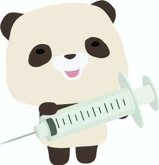 Syringe _ panda _ smile, JPG, PNG and AI Syringe _ panda _ smile, syringe, panda, animal, JPG, PNG and AI