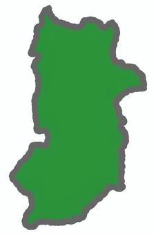 奈良県 奈良,奈良県,地図,手書き,手描き,手書き風,手描き風,緑,アイコン,ラフのイラスト素材