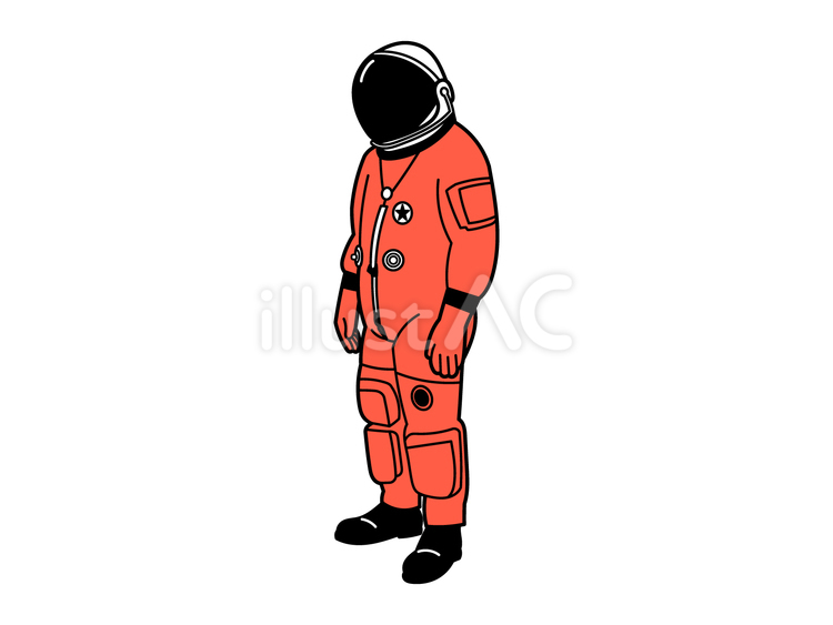 宇宙飛行士 宇宙飛行士,宇宙,宇宙服のイラスト素材