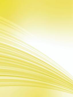 爽やかな色合いの黄色ウェーブ背景 背景,黄色,抽象的,波,光,曲線,グラデーション,ウェーブ,ゴールド,カーブのイラスト素材