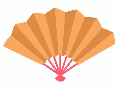 金色の無地のシンプルな扇子のイラスト 金色の無地のシンプルな扇子のイラスト 扇子,金,赤,あおぐ,折りたたみ,シンプル,道具,お正月,縁起物,ベクターのイラスト素材