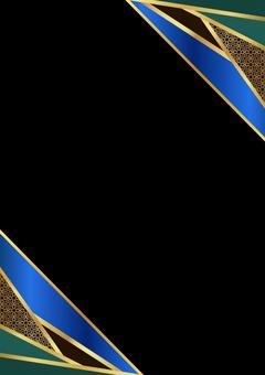 黒い背景 黒,背景,ゴールド,コーナー,カッコいいのイラスト素材