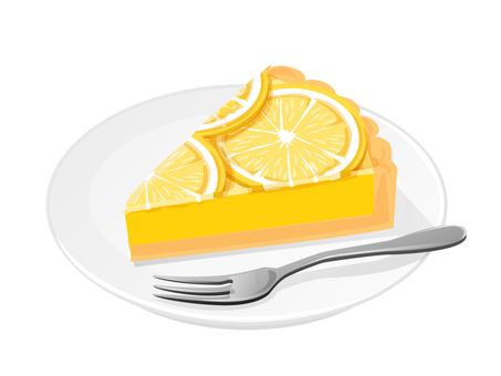 レモンタルト4 レモンタルト,タルト,レモン,ミント,スイーツ,皿,料理,食べ物,ピースのイラスト素材