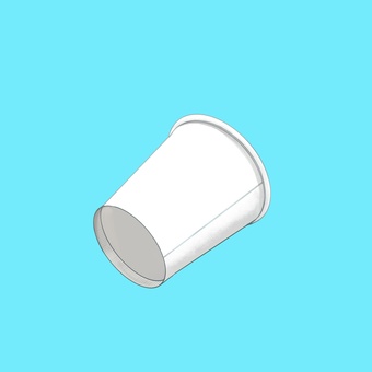 紙コップ 紙コップ,食器,コップ,紙,テイクアウト,白のイラスト素材