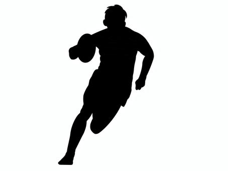 ラグビー ラグビー,スポーツ,競技,球技,運動,フットボール,人,人物,男性,選手のイラスト素材