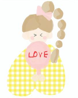推し活♪ 推し活,女の子,かわいい,推し,好き,ラブ,love,恋,応援,ファンのイラスト素材
