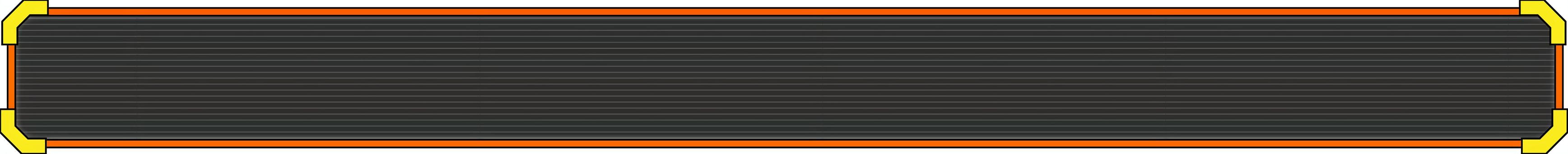 角が可愛いテロップベース（オレンジ） テロップベース,テロップ,枠,フレーム,シンプル,横長,タイトル,ポップ,おしゃれ,かわいいのイラスト素材