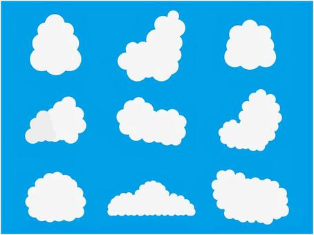 Illustration, cloud, cloud cover, white, 
