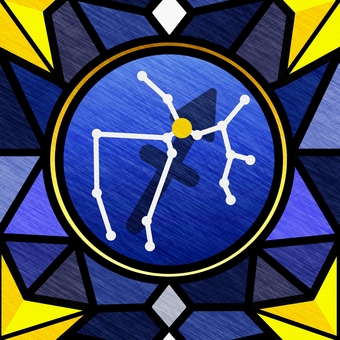 シームレスな色鉛筆風で射手座　ｐ 射手座,いて座,星座,星,占い,運勢,色鉛筆画,手描き風,色鉛筆,にじみのイラスト素材