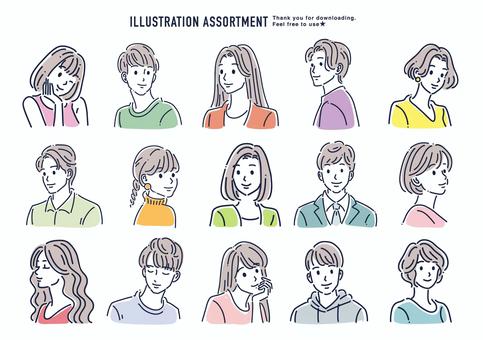 People illustration set JPG/PNG/AI, JPG, PNG and AI People illustration set JPG/PNG/AI, , JPG, PNG and AI