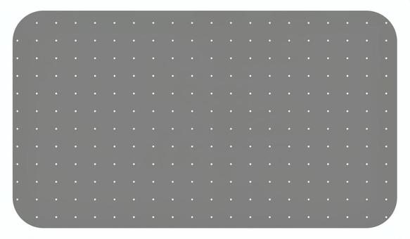 グレーの角丸プレートと白ドット ドット,灰,水玉,グレー,灰色,白,ホワイト,角丸,シンプル,モダンのイラスト素材