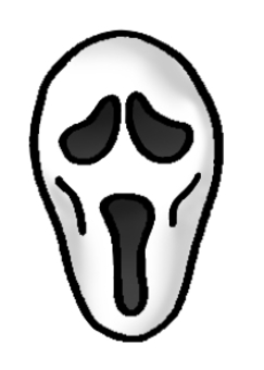 Horror-like mask, horror, scared, terror, JPG and PNG