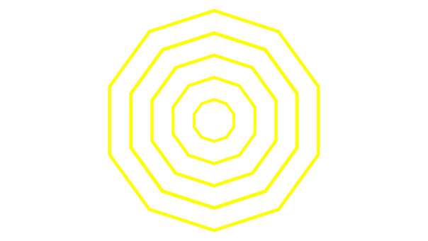 Illustration, radar chart, decagon, graph, 