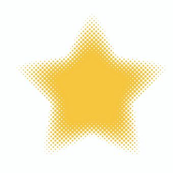 star halftone illustration, , JPG, PNG and AI