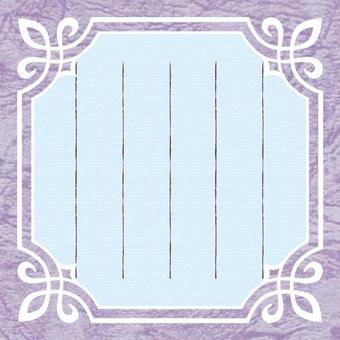 真四角のお手紙2 枠,大理石模様,正方形,手紙,カード,便せんのイラスト素材