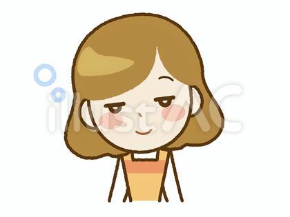 うとうとする主婦A-67
